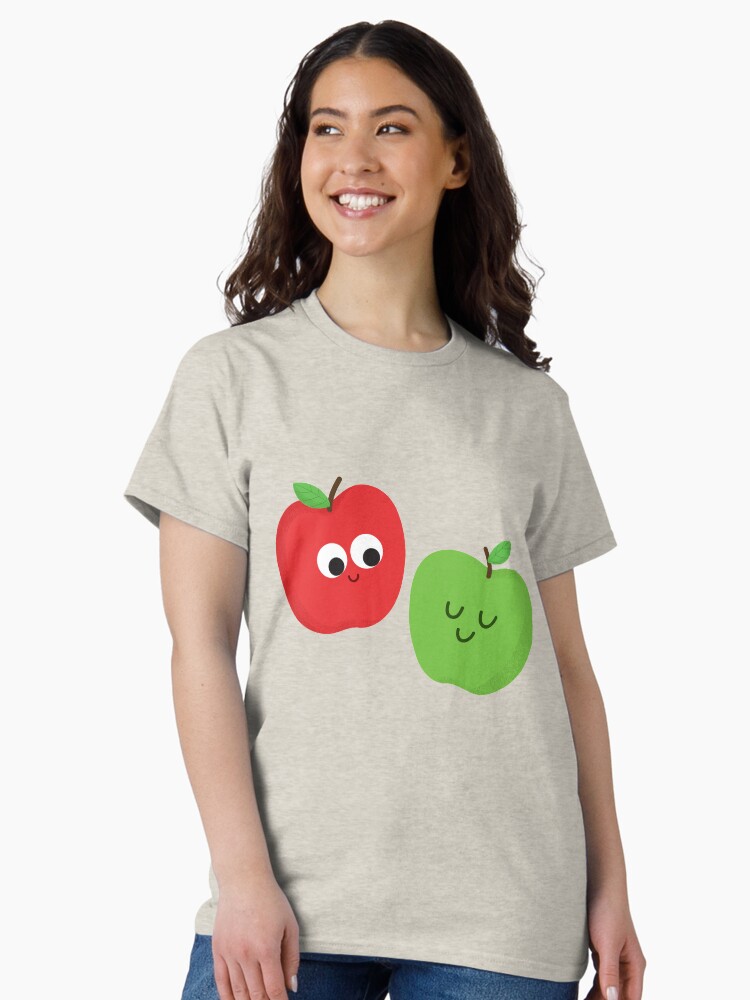 Thumbnail 2 of 7, Classic T-Shirt, Happy Apples designed and sold by cartoonbeing.