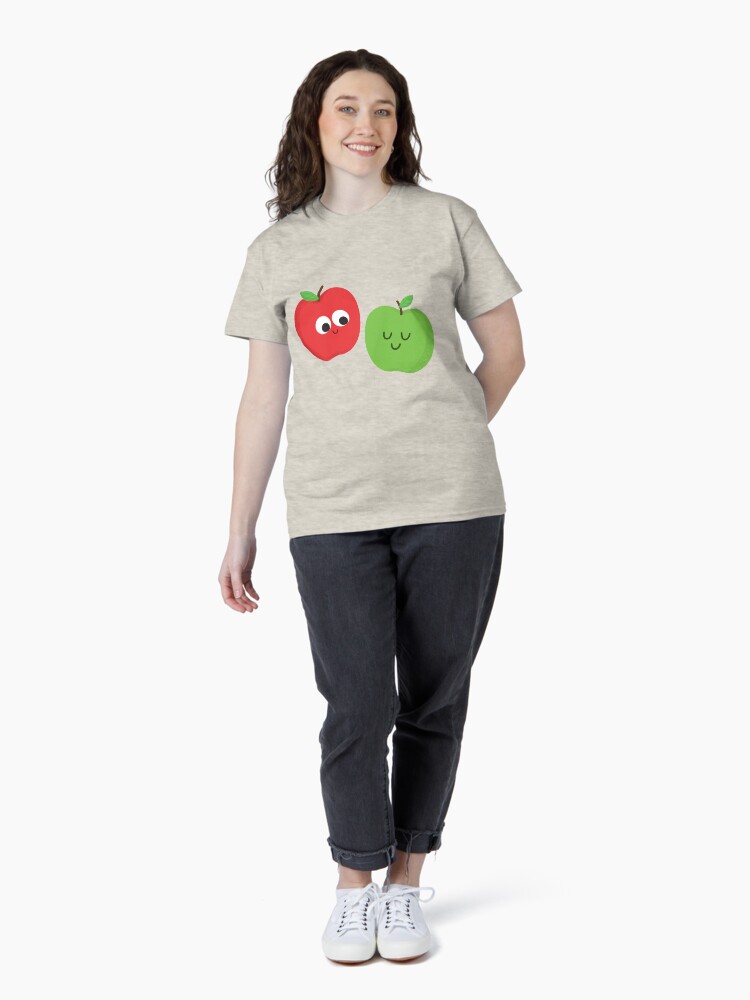 Thumbnail 4 of 7, Classic T-Shirt, Happy Apples designed and sold by cartoonbeing.