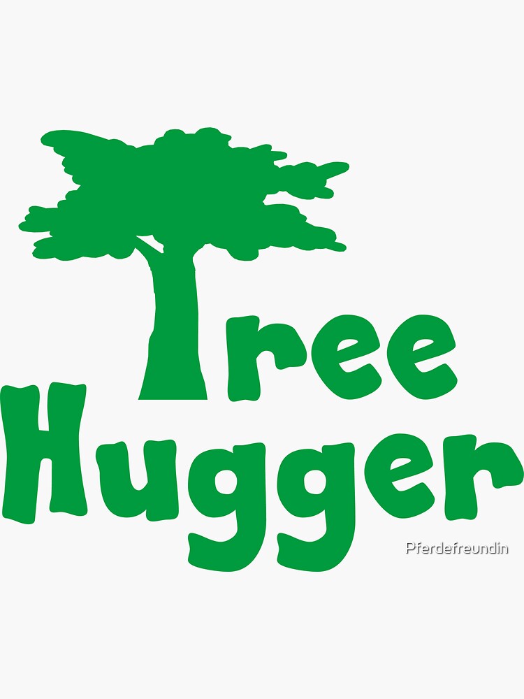 "Tree Hugger" Sticker by Pferdefreundin Redbubble