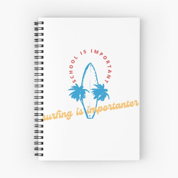 Item preview,  school is important but surfing is important designed and sold by yassminishop.
