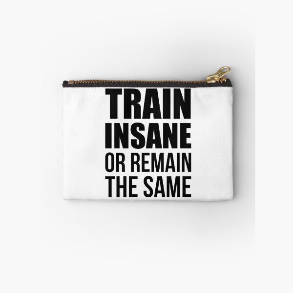 Item preview, Train Insane Or Remain The Same - Gym Quote designed and sold by maniacfitness.