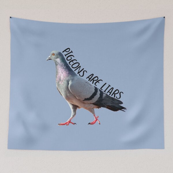 Item preview, Pigeons Are Liars Birds Are Not Real    designed and sold by SpunkiesDesign.