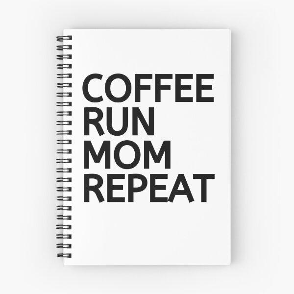 Item preview, Coffee Run Mom Repeat - Funny Running  designed and sold by RunPower.