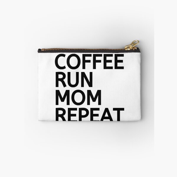 Item preview, Coffee Run Mom Repeat - Funny Running  designed and sold by RunPower.