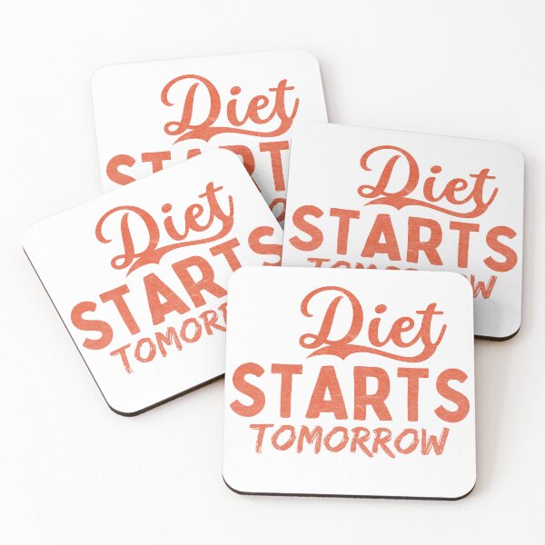 Item preview, The Diet Starts Tomorrow designed and sold by diip.