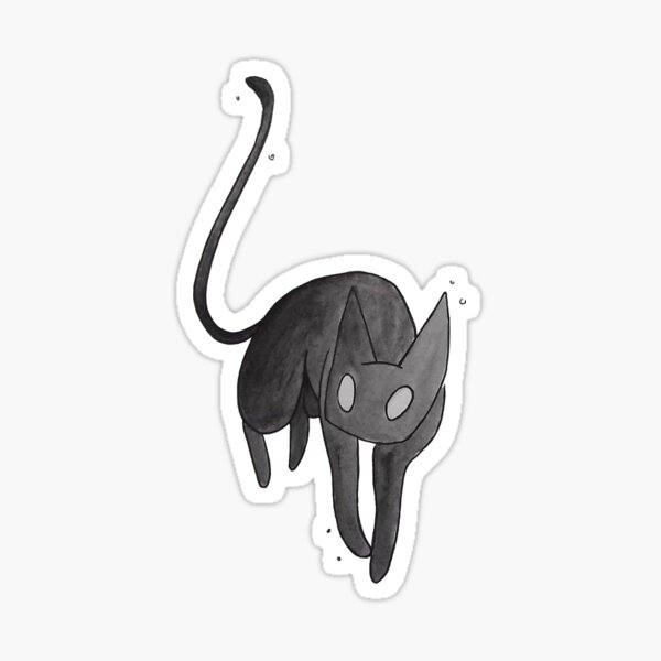 ghost cat Sticker