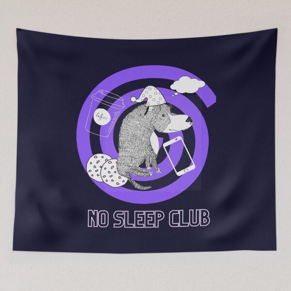 Item preview, No Sleep Club  (14) designed and sold by AhoofeCLS.