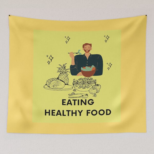 Item preview, Eating healthy food designed and sold by Jaadueekala.
