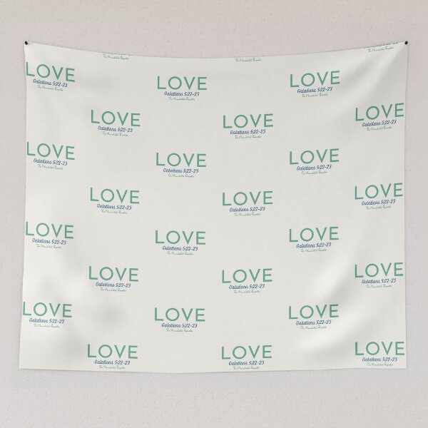 Item preview, The Fruit of The Spirit Love - Crème and Green designed and sold by TheReporter1.