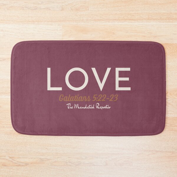 Item preview, The Fruit of The Spirit Love - Burgundy and Crème  designed and sold by TheReporter1.