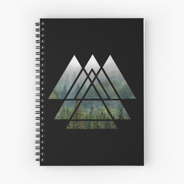 Item preview, Sacred Geometry Triangles - Misty Forest designed and sold by maryedenoa.