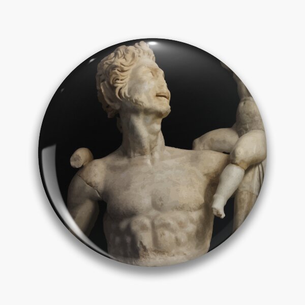 Item preview, Sylvan Deity With The Child Dionysus Greek Statue designed and sold by taiche.