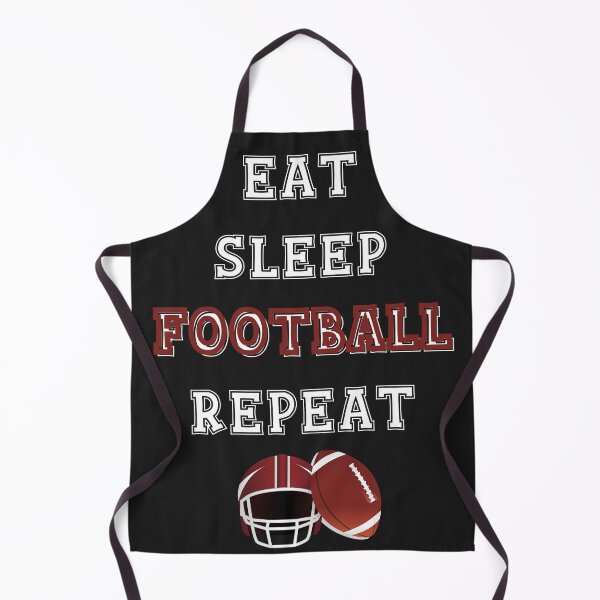 Item preview, Eat Sleep Football Repeat Funny Saying And Football Game Jock For Football Lovers And Fans designed and sold by Diferenty Shop ⭐⭐⭐⭐⭐.