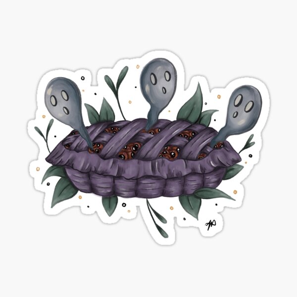 Item preview, spooky pie designed and sold by jacreativespace.