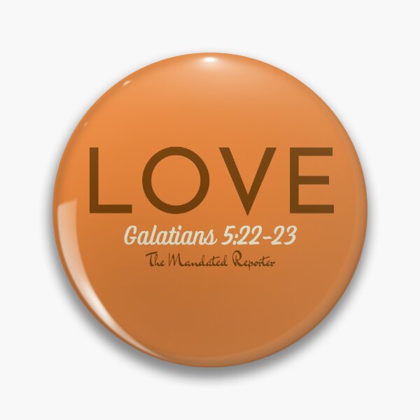 Item preview, The Fruit of The Spirit Love - Orange and Brown designed and sold by TheReporter1.