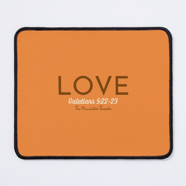 Item preview, The Fruit of The Spirit Love - Orange and Brown designed and sold by TheReporter1.