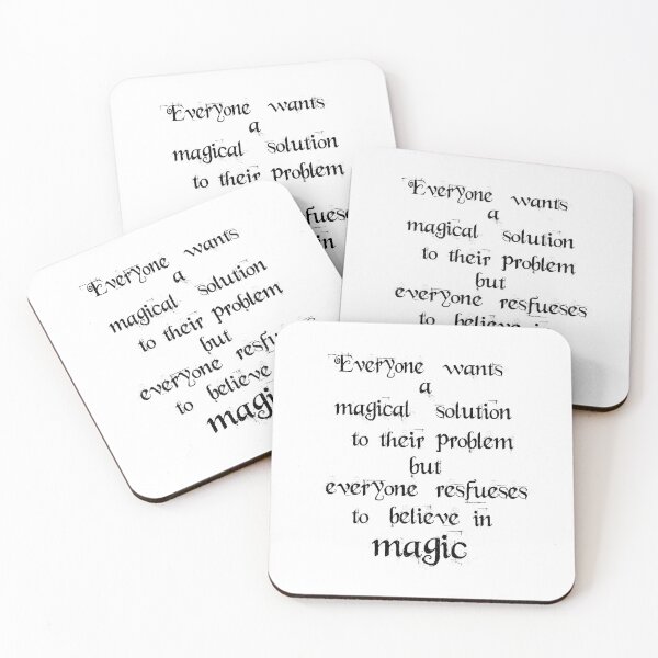 Item preview, Once upon a time. Everyone wants a magical solution.  designed and sold by Asrais.