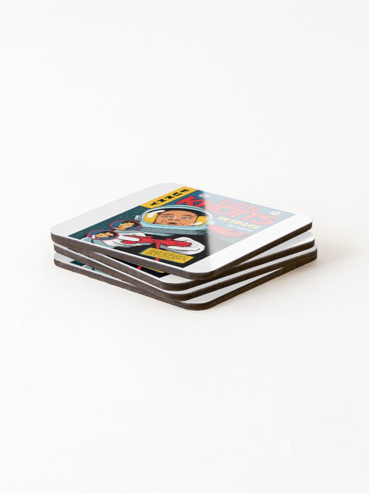 Thumbnail 4 of 5, Coasters (Set of 4), Funny In Space designed and sold by BLVDdesign.