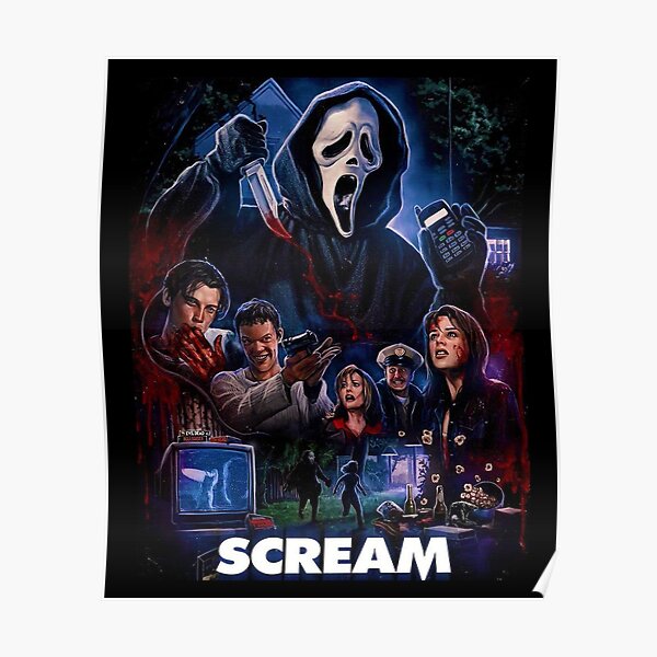 Scream horror Gift For Fans Poster