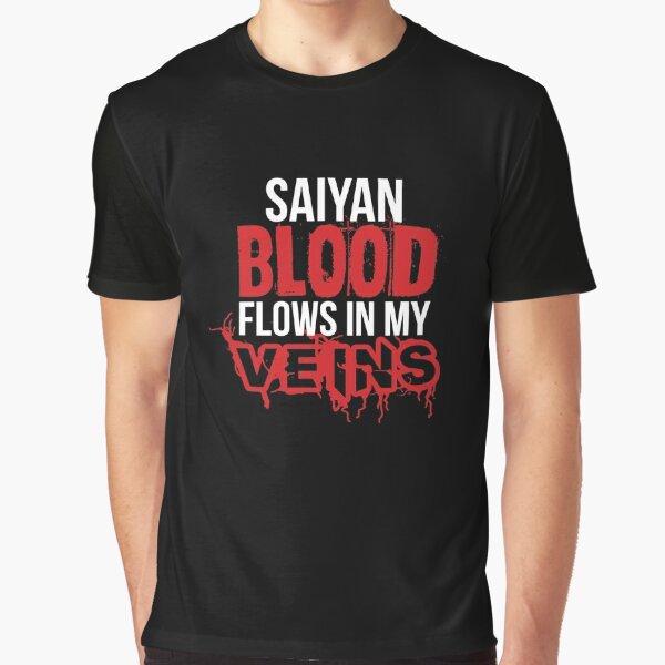 Saiyan Blood Logo Graphic T-Shirt