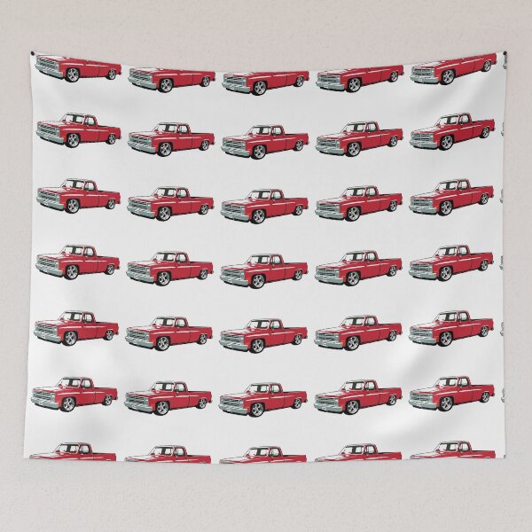 Item preview, Red 80s Lowered C Truck designed and sold by CoolRide.