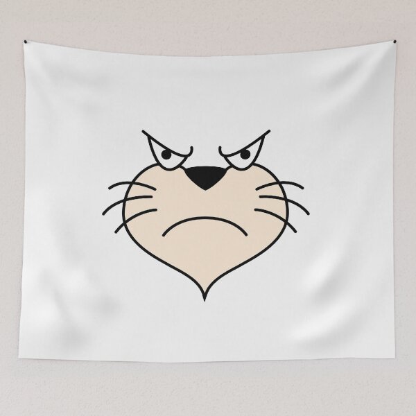 Item preview, Cat Face - Angry designed and sold by ArtofFD.