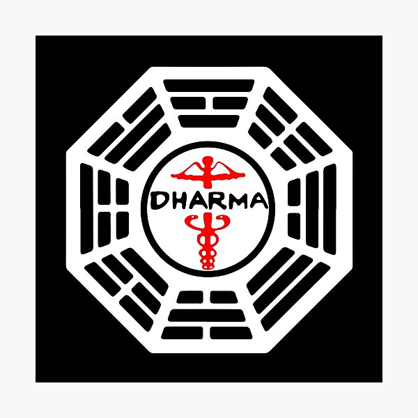 Aperçu de l'œuvre Logo de l'initiative Dharma (Lost TV Show) créée et vendue par widmore.