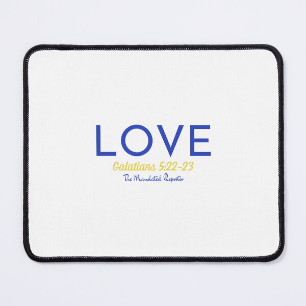 Item preview, The Fruit of The Spirit Love - White and Blue designed and sold by TheReporter1.