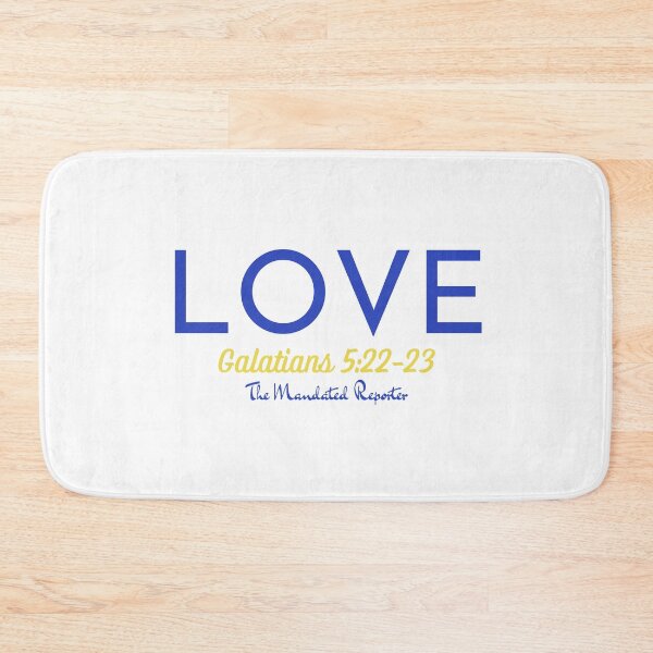 Item preview, The Fruit of The Spirit Love - White and Blue designed and sold by TheReporter1.