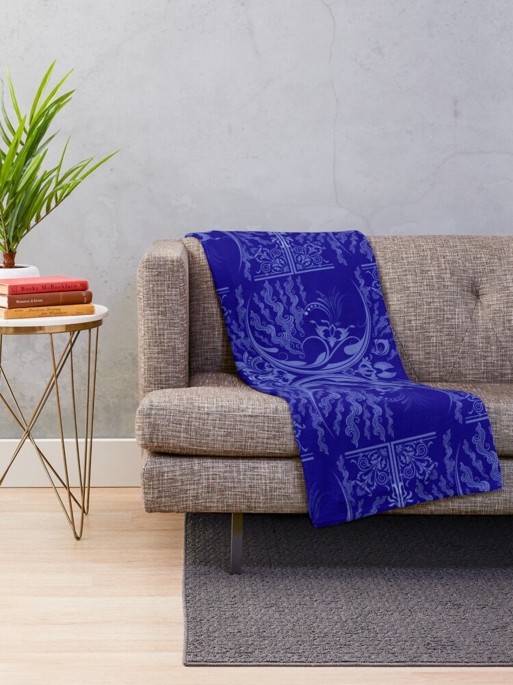 electric blue blanket