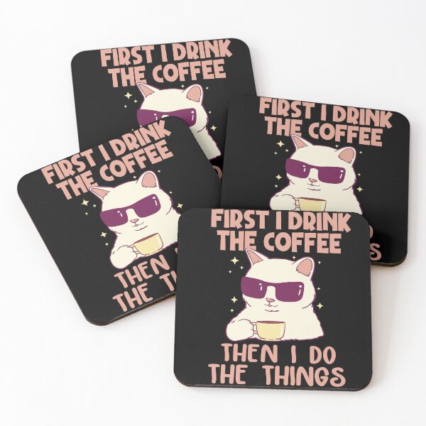 Item preview, First I Drink The Coffee designed and sold by Heddar Badreddine.