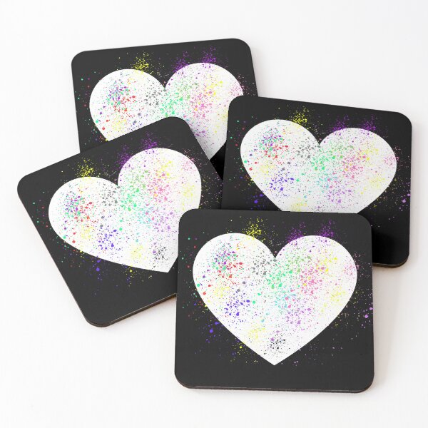 Item preview, splattered heart designed and sold by sebastiano01.