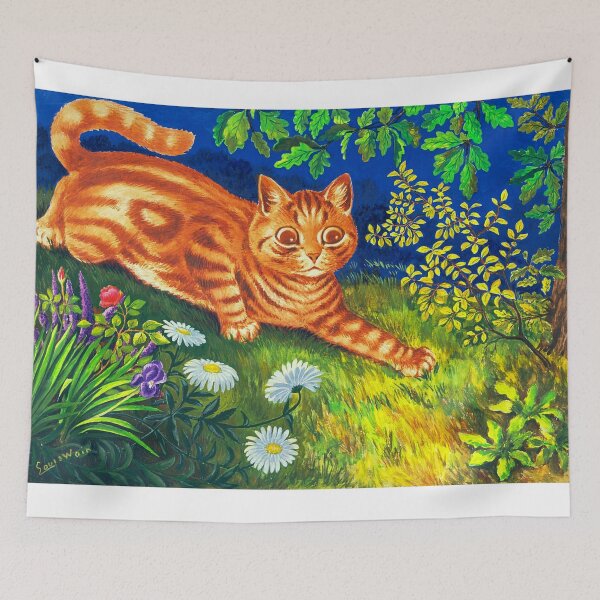 Item preview, cat Stalking by Louis Wain  | designed and sold by TeeARTHY.