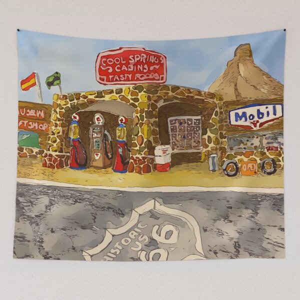 Item preview, Cool Springs on Route 66 in Arizona - WelshDesigns designed and sold by welshdesigns.