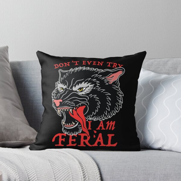 Item preview, I am Feral ( Big Bad Wolf ) designed and sold by WULFLAND ARTS.