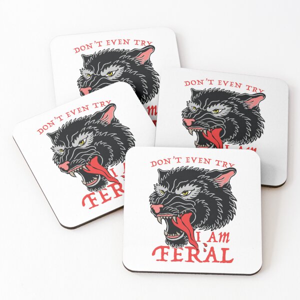 Item preview, I am Feral ( Big Bad Wolf ) designed and sold by WULFLAND ARTS.