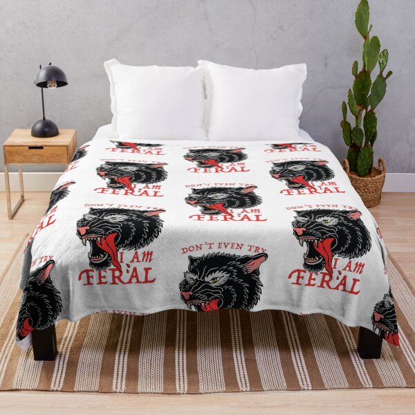 Item preview, I am Feral ( Big Bad Wolf ) designed and sold by WULFLAND ARTS.