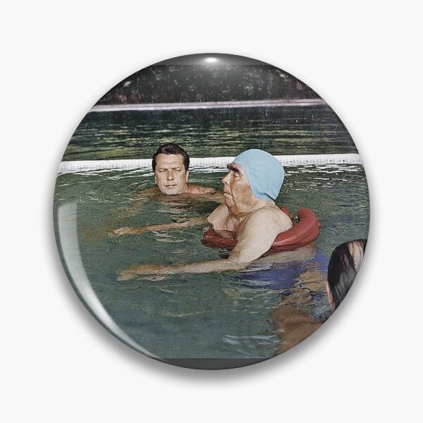 Item preview, Leonid Brezhnev swims in the pool designed and sold by Rashkin.