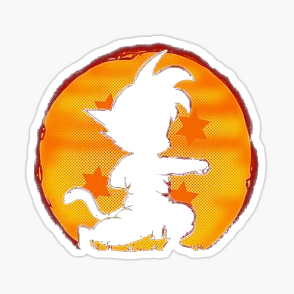 Goku/Gohan Dragon Ball Z Sticker Anime Vinyl Sticker Holographic Large DBZ