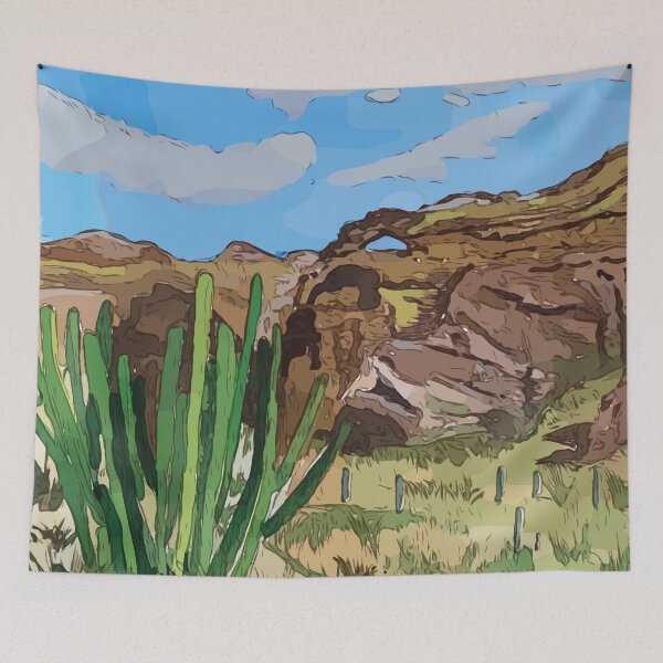 Item preview, Organ Pipe Cactus National Monument in Arizona - WelshDesigns designed and sold by welshdesigns.