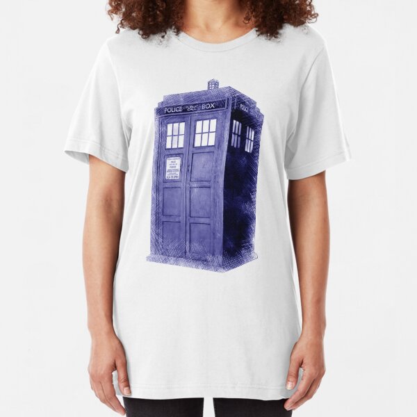 Blue Box Hoodie / T-shirt Slim Fit T-Shirt