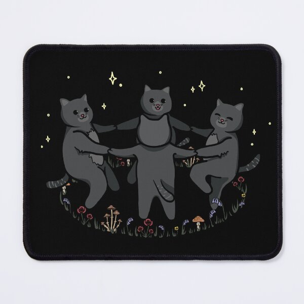 Item preview, Dancing Black Cats In a Fairy Ring designed and sold by auristela.