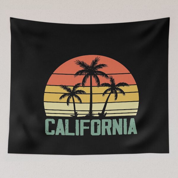 Item preview, California Island Palm Beach Surfboard Surf Retro designed and sold by ShaneGuzman.