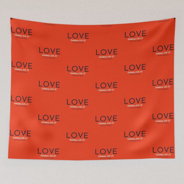 Item preview, The Fruit of The Spirit Love - Orange and Black designed and sold by TheReporter1.