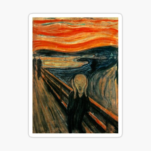 The Scream - Edvard Munch Sticker