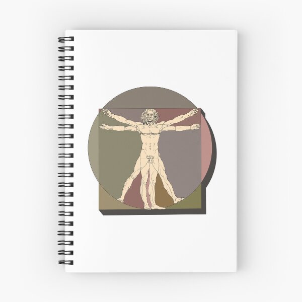 Item preview, Leonardo da Vinci inspired Vitruvian man drawing 1490 designed and sold by portokalis.