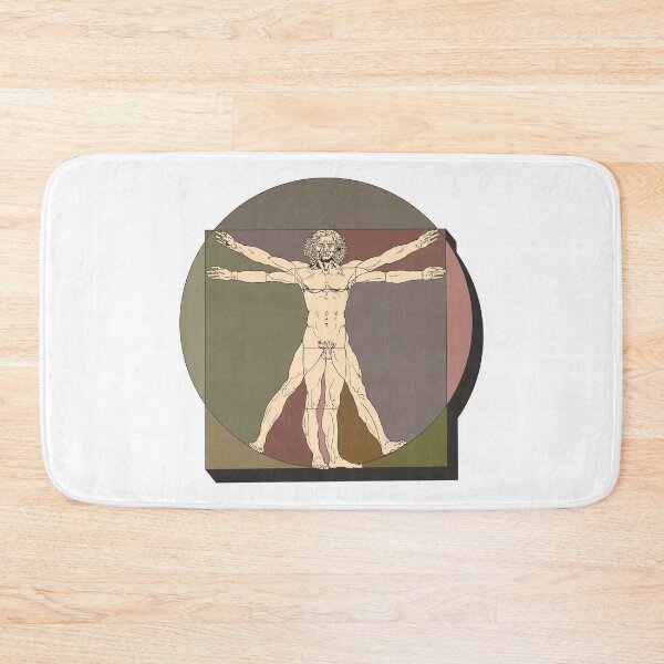 Item preview, Leonardo da Vinci inspired Vitruvian man drawing 1490 designed and sold by portokalis.