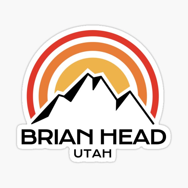 "Brian Head Mountain Sun Brian Head Mountain Utah" Sticker by
