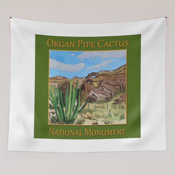 Item preview, Organ Pipe Cactus National Monument in Arizona - WelshDesigns designed and sold by welshdesigns.
