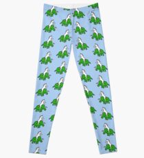 To The Disco (Unicorn Riding Triceratops) Leggings